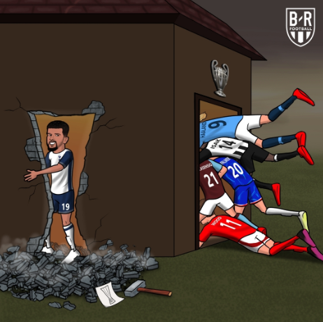 🤣BR趣味漫画：英超争五挤破头，热刺独辟蹊径获欧冠资格