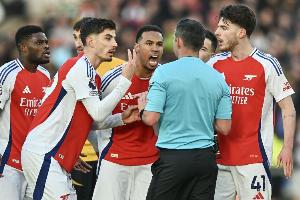 开云体育官网-邮报：阿森纳vs曼城焦点大战将启用裁判摄像系统